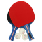 Набір для настільного тенісу JINSHUANGBEI MT2002 2star 2 ракетки 3 м'ячі чохол 8