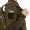Шеврон патч на липучке "UKRAINE" TY-9919 черный-желтый-голубой 3