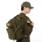 Шеврон патч на липучке "Флаг Украины с гербом" TY-9925 желтый-голубой 4
