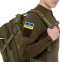 Шеврон патч на липучці "Я Українець" TY-9927 жовтий-блакитний 2