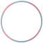 Обруч масажний Хула Хуп Hula Hoop CIMA BY-6181 8 секцій рожевий-блакитний 0
