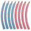 Обруч масажний Хула Хуп Hula Hoop CIMA BY-6181 8 секцій рожевий-блакитний 2