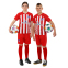 Форма футбольная детская с символикой футбольного клуба ATLETICO MADRID домашняя 2024 SP-Planeta CO-6357 6-14 лет красный-белый 10