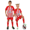 Форма футбольная детская с символикой футбольного клуба ATLETICO MADRID домашняя SP-Sport CO-6357 20-28 красный-белый 14