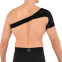 Бандаж для плеча компрессионный фиксатор плечевого сустава Shoulder Support SIBOTE ST-7493-R правый 1шт черный 2