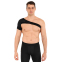 Бандаж для плеча компрессионный фиксатор плечевого сустава Shoulder Support SIBOTE ST-7493-R правый 1шт черный 7