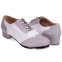 Туфли для степа и чечетки Zelart DN-3685 размер 34-45 серый-белый 0
