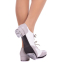 Туфли для степа и чечетки Zelart DN-3685 размер 34-45 серый-белый 8