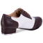 Туфли для степа и чечетки Zelart DN-3686 размер 34-45 коричневый-белый 1