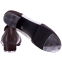 Туфли для степа и чечетки Zelart DN-3686 размер 34-45 коричневый-белый 2