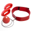 Пневмотренажер для боксу з накладками для рук fight ball SP-Sport BO-5646 червоний 3