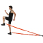 Тренировочная система для ног с креплением Zelart ANKLE STRAP FI-6555 черный-оранжевый 9
