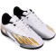 Сороконіжки футбольні дитячі SP-Sport 8051-1-31-36-2 розмір 31-36 білий-сірий 3