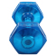 Гантель для фітнесу з TPU покриттям Zelart Jelly Urethane Coated Dumbbells TA-2946-12_5LB 1шт 5,7кг синій 2