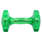 Гантель для фітнесу з TPU покриттям Zelart Jelly Urethane Coated Dumbbells TA-2946-10LB 1шт 4,5кг салатовий 1