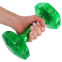 Гантель для фітнесу з TPU покриттям Zelart Jelly Urethane Coated Dumbbells TA-2946-10LB 1шт 4,5кг салатовий 5