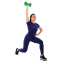 Гантель для фітнесу з TPU покриттям Zelart Jelly Urethane Coated Dumbbells TA-2946-10LB 1шт 4,5кг салатовий 7