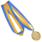 Медаль спортивна зі стрічкою FAME SP-Sport C-3173 золото, срібло, бронза 2