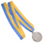 Медаль спортивна зі стрічкою FAME SP-Sport C-3173 золото, срібло, бронза 5