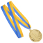 Медаль спортивна зі стрічкою FAME SP-Sport C-3174 золото, срібло, бронза 2