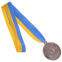 Медаль спортивна зі стрічкою FAME SP-Sport C-3174 золото, срібло, бронза 8