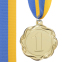 Медаль спортивная с лентой цветная FLIE SP-Sport C-3176 золото, серебро, бронза 0