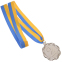 Медаль спортивна зі стрічкою кольорова FLIE SP-Sport C-3176 золото, срібло, бронза 5