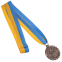 Медаль спортивная с лентой KING SP-Sport C-3178 золото, серебро, бронза 8