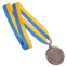 Медаль спортивная с лентой KING SP-Sport C-3179 золото, серебро, бронза 8