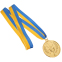 Медаль спортивна зі стрічкою BOWL SP-Sport C-3182 золото, срібло, бронза 2