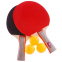 Набор для настольного тенниса Boli Star MT-9002 2 ракетки 3 мяча 0