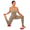 Підставка під коліно та лікоть для йоги 2 штуки BLOOM YOGA PADS LB7032 розмір-19x1,5см кольори в асортименті 13