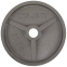 Блини (диски) сталеві d-52мм Zelart TA-7792-15 15кг сірий 0