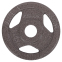 Блины (диски) стальные с хватом d-30мм Zelart TA-7790-1_25 1,25кг черный 0