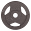 Блины (диски) стальные с хватом d-30мм Zelart TA-7790-2_5 2,5кг черный 0