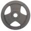 Блини (диски) сталеві з хватом d-52мм Zelart TA-7791-15 15кг сірий 0