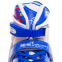 Роликовые коньки раздвижные Zelart HEARTFUL Z-096B размер 30-41 синий-белый 7
