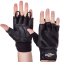 Перчатки для фитнеса и тяжелой атлетики кожаные Zelart SB-161064 S-XXL черный 0