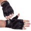 Перчатки для фитнеса и тяжелой атлетики кожаные Zelart SB-161064 S-XXL черный 1