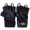 Перчатки для фитнеса и тяжелой атлетики кожаные Zelart SB-161064 S-XXL черный 4