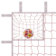 Сітка на ворота футбольна тренувальна з кишенями в кутах "Євро" SP-Planeta SO-9264 7,5x2,5м червоно-білий 0