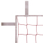 Сітка на ворота футбольна тренувальна з кишенями в кутах "Євро" SP-Planeta SO-9264 7,5x2,5м червоно-білий 1