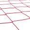 Сітка на ворота футбольна тренувальна з кишенями в кутах "Євро" SP-Planeta SO-9264 7,5x2,5м червоно-білий 5