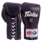 Перчатки боксерские кожаные на шнуровке FAIRTEX BGL6 10-16унций цвета в ассортименте 1