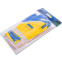 Перчатки вратарские UKRAINE BALLONSTAR FB-0187-4 размер 8-10 желтый-голубой 4