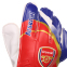Рукавиці воротарські BALLONSTAR із символікою футбольного клубу ARSENAL FB-0187-6 розмір 7-10 червоний-синій 5