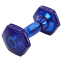 Гантель для фітнесу з TPU покриттям Zelart Jelly Urethane Coated Dumbbells TA-2946-5LB 1шт 2,3кг фіолетовий 0