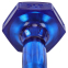 Гантель для фітнесу з TPU покриттям Zelart Jelly Urethane Coated Dumbbells TA-2946-5LB 1шт 2,3кг фіолетовий 3