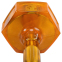 Гантель для фітнесу з TPU покриттям Zelart Jelly Urethane Coated Dumbbells TA-2946-15LB 1шт 6,8кг помаранчевий 3