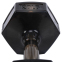 Гантель для фітнесу з TPU покриттям Zelart Jelly Urethane Coated Dumbbells TA-2946-20LB 1шт 9кг чорний 3